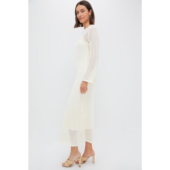 HYACINTH HOUSE Cream Knit Amanyara Maxi Dress Size M NWT Retail $178 Tuckernuck - Picture 4 of 8